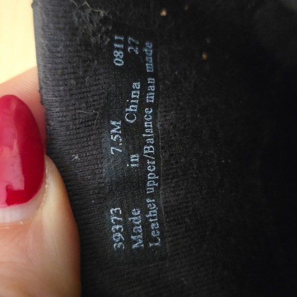 Clarks Bendables Black Leather Mules Block Heels Size 7.5M - Picture 7 of 8